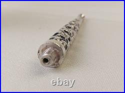 Aspersoir ancien Argent Massif Poinçon 800 Art Du Maghreb Oriental Flacon Parfum