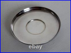 Assiette sous tasse coupe argent massif Nicoud poinçonné numéroté 19e Minerve