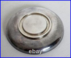 Assiette sous tasse coupe argent massif Nicoud poinçonné numéroté 19e Minerve