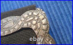 B20 Paire Boucle Chaussure Escarpin Argent Massif 18eme 1787 Superbe Poinçon