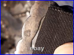 B20 Paire Boucle Chaussure Escarpin Argent Massif 18eme 1787 Superbe Poinçon