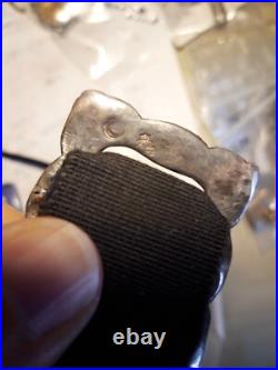 B20 Paire Boucle Chaussure Escarpin Argent Massif 18eme 1787 Superbe Poinçon