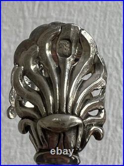 -BELLE PINCE A SUCRE FORME CISEAUX en ARGENT MASSIF XIXe poinçon MINERVE