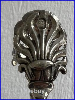 -BELLE PINCE A SUCRE FORME CISEAUX en ARGENT MASSIF XIXe poinçon MINERVE