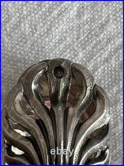 -BELLE PINCE A SUCRE FORME CISEAUX en ARGENT MASSIF XIXe poinçon MINERVE