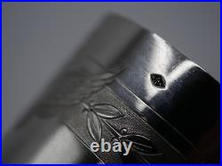 BELLE TIMBALE en ARGENT MASSIF POINCON MINERVE 1 ER TITRE DECOR AILES