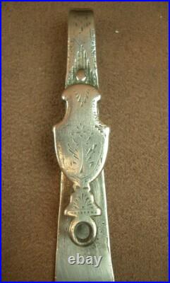 BEL ANCIEN CROCHET DE CHATELAINE en ARGENT MASSIF POINCON VIEILLARD XIXe