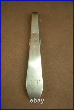 BEL ANCIEN CROCHET DE CHATELAINE en ARGENT MASSIF POINCON VIEILLARD XIXe