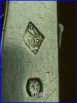 BEL ANCIEN CROCHET DE CHATELAINE en ARGENT MASSIF POINCON VIEILLARD XIXe