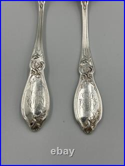 BOULENGER un couvert chiffré en ARGENT MASSIF poinçon monogramme MINERVE 95grs