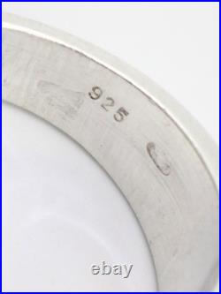 Bague Argent Massif sertie d'Améthyste baguettes Poinçon Argent et Orfèvre