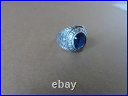 Bague ancienne d'école Argent massif poinçons 925