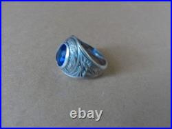 Bague ancienne d'école Argent massif poinçons 925