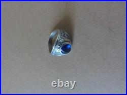 Bague ancienne d'école Argent massif poinçons 925