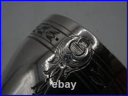 Beau Coquetier En Argent Massif Poincon Minerve Aucune Gravure