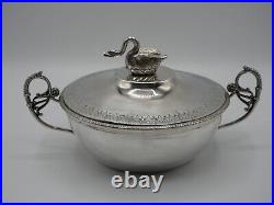 Beau Legumier Ou Bouillon En Argent Massif Poincon Coq Maastricht 1809