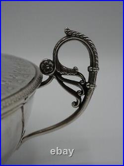 Beau Legumier Ou Bouillon En Argent Massif Poincon Coq Maastricht 1809