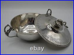 Beau Legumier Ou Bouillon En Argent Massif Poincon Coq Maastricht 1809