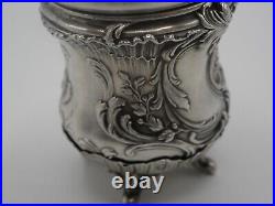 Beau Moulin A Poivre En Argent Massif Poincon Minerve Decor Louis XV