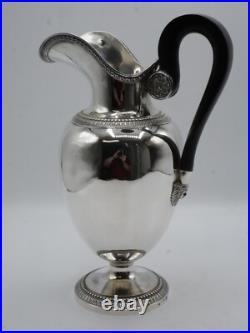 Beau Pichet En Argent Massif Poincon Vieillard Paris 1819 Palmettes Mascaron