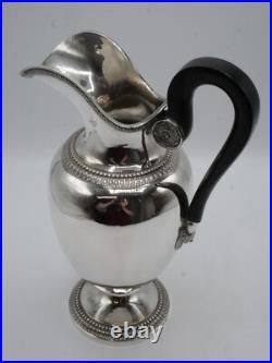 Beau Pichet En Argent Massif Poincon Vieillard Paris 1819 Palmettes Mascaron