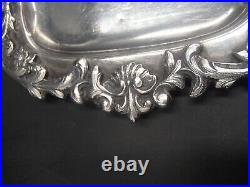 Beau Plateau De Service En Argent Massif Poincon Minerve 1 Er Titre Louis XV Beau Plateau De Service En Argent Massif Poincon Minerve 1 Er Titre Louis XV