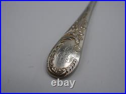 Beau Service A Glace 13 Pcs Argent Massif Poincon Minerve Decor Louis XV