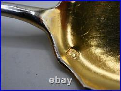 Beau Service A Glace 13 Pcs Argent Massif Poincon Minerve Decor Louis XV