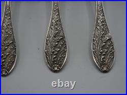 Beau Service A Hors D Oeuvres 4 Pieces Argent Massif Poincon Minerve Art Nouveau