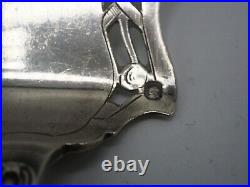 Beau Service A Hors D Oeuvres 4 Pieces En Argent Massif Poincon Minerve Rubans