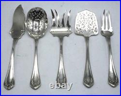 Beau Service A Hors D Oeuvres 5 Pieces Argent Massif Poincon Minerve 1 Er Titre