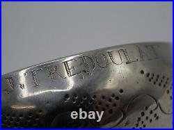 Beau Taste-vin 94 Grs En Argent Massif Poincon Minerve Modele Anse Serpent