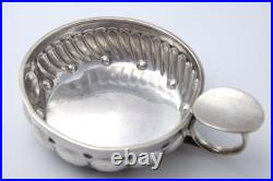 +Beau Taste-vin ancien en argent massif poinçon Minerve 67 g. +