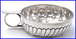 +Beau Taste-vin ancien en argent massif poinçon Minerve 67 g. +