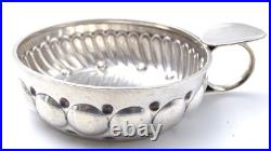 +Beau Taste-vin ancien en argent massif poinçon Minerve 67 g. +