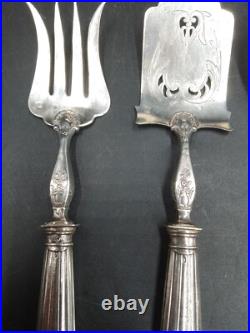 Beau coffret service hors d'oeuvres Argent massif Poinçon minerve orfèvrerie oMf