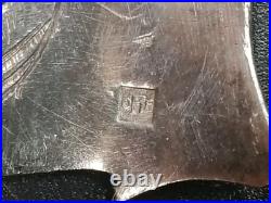Beau coffret service hors d'oeuvres Argent massif Poinçon minerve orfèvrerie oMf