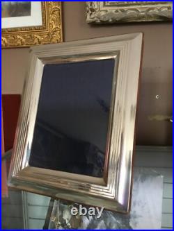 Beau et grand cadre photos, encadrement en argent massif repoussé 925 + poinçons