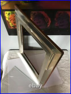 Beau et grand cadre photos, encadrement en argent massif repoussé 925 + poinçons