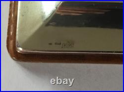 Beau et grand cadre photos, encadrement en argent massif repoussé 925 + poinçons