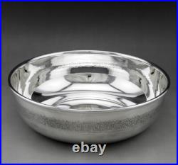 Beau saladier en argent massif poinçon 925 Italie Italy sterling poids 456.5 G