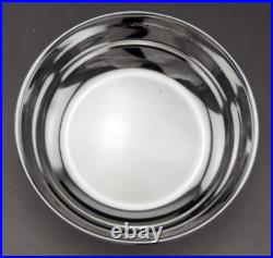 Beau saladier en argent massif poinçon 925 Italie Italy sterling poids 456.5 G