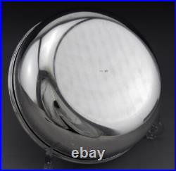 Beau saladier en argent massif poinçon 925 Italie Italy sterling poids 456.5 G