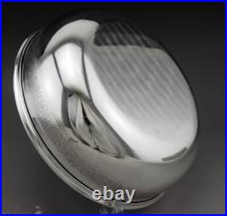 Beau saladier en argent massif poinçon 925 Italie Italy sterling poids 456.5 G