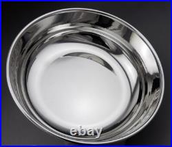 Beau saladier en argent massif poinçon 925 Italie Italy sterling poids 456.5 G