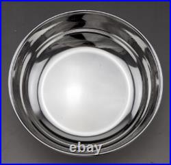 Beau saladier en argent massif poinçon 925 Italie Italy sterling poids 456.5 G