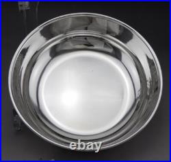 Beau saladier en argent massif poinçon 925 Italie Italy sterling poids 456.5 G