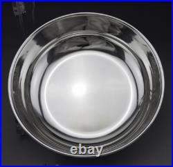 Beau saladier en argent massif poinçon 925 Italie Italy sterling poids 456.5 G