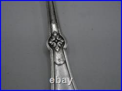 Beaux Couverts De Service A Salade En Argent Massif Poincon Minerve 1 Er Titre