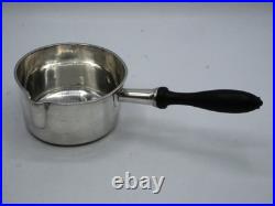 Belle Casserole Ou Poelon En Argent Massif Poincon Minerve 1 Er Titre 19 Eme